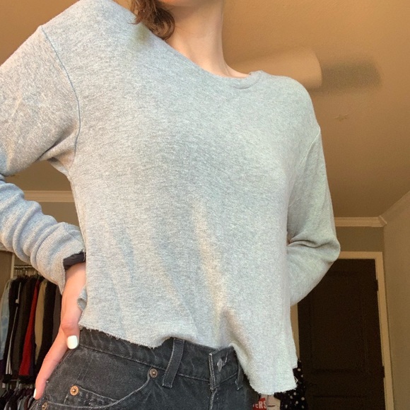 Brandy Melville Sweaters - Grey Brandy Melville sweatshirt/ sweater
